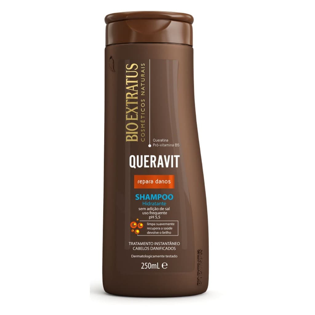 SHAMPOO QUERAVIT REPARA DANOS HIDRATANTE 250ML BIO EXTRATUS