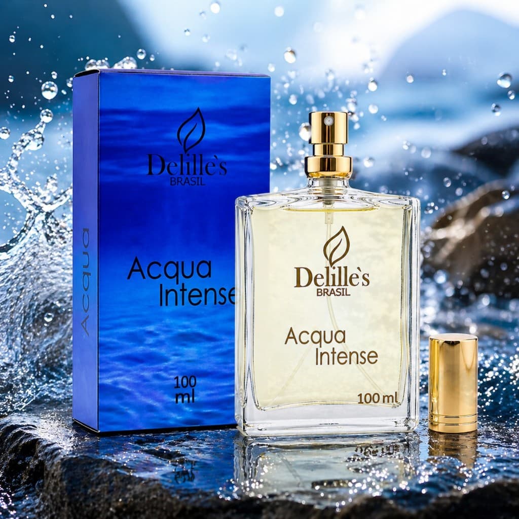 PERFUME ACQUA INTENSE MASCULINO 100ML DELILLE'S BRASIL EDP ALTA FIXAÇÃO PERFUME IMPORTADO PREMIUM