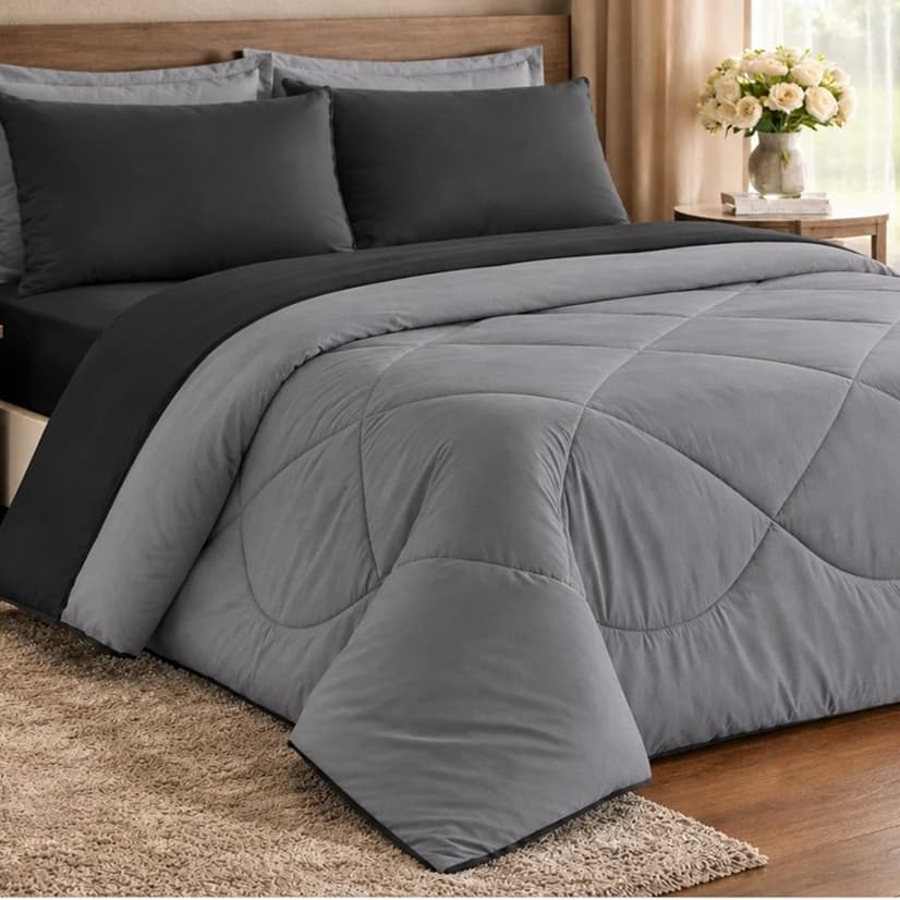 Kit Edredom Ternura Casal Dupla Face 03 Peças Toque Macio Várias Cores Promoçã0 !