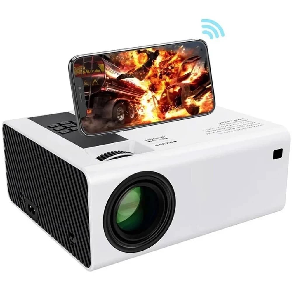Projetor Led Y6 Wifi 200 Polegadas 3000 Luméns Hdmi Bivolt copas/Brasileirão 2026