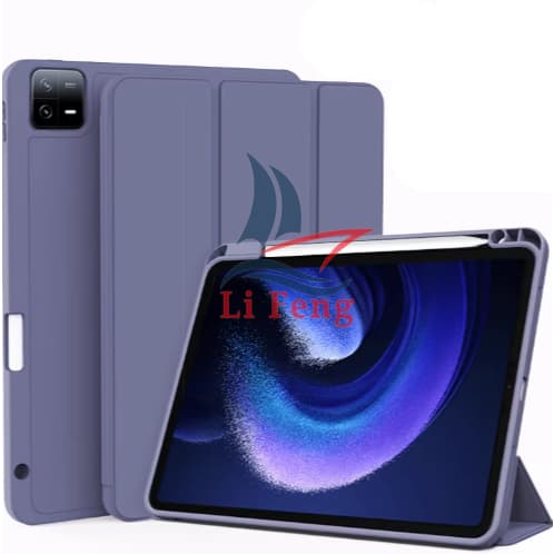 Capa Protetora Silicone TPU Para Xiaomi Pad 7/7 Pro/ Xiaomi 8 (2024-2026) 11" Com Suporte Caneta E Função Sleep