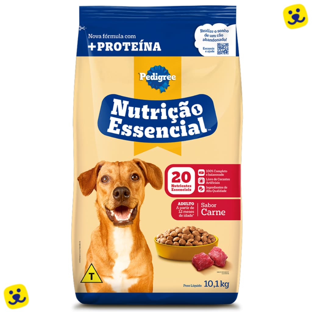Ração para Cachorro Ração para Cachorro Pedigree Ração Cachorro 10kg Pedigree Nutrição Essencial