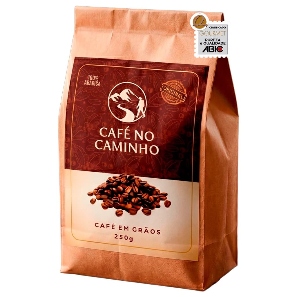 Cafe Especial Gourmet 100% Arabica Em Grãos 250g Torra Media Artesanal Certificado ABIC