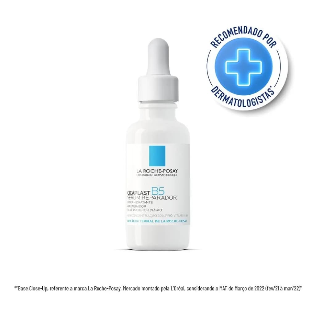 Cicaplast B5 Sérum 30ml La Roche posay Momento de aplicação Dia Noite Tipo de pele Todo tipo de pele