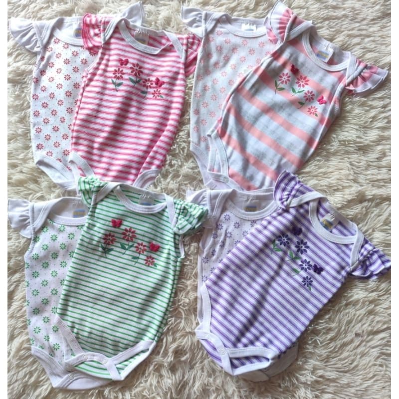 kit 2 body macacão bore bebe menina infantil 100% algodão... SUPER PROMOÇÃO roupas de bebe