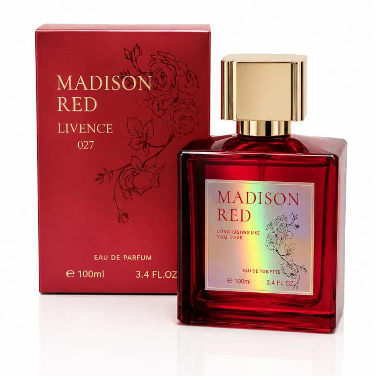 Perfume Masculino  Importado Madison Red Floral Sensual Importado 100 ml- 027