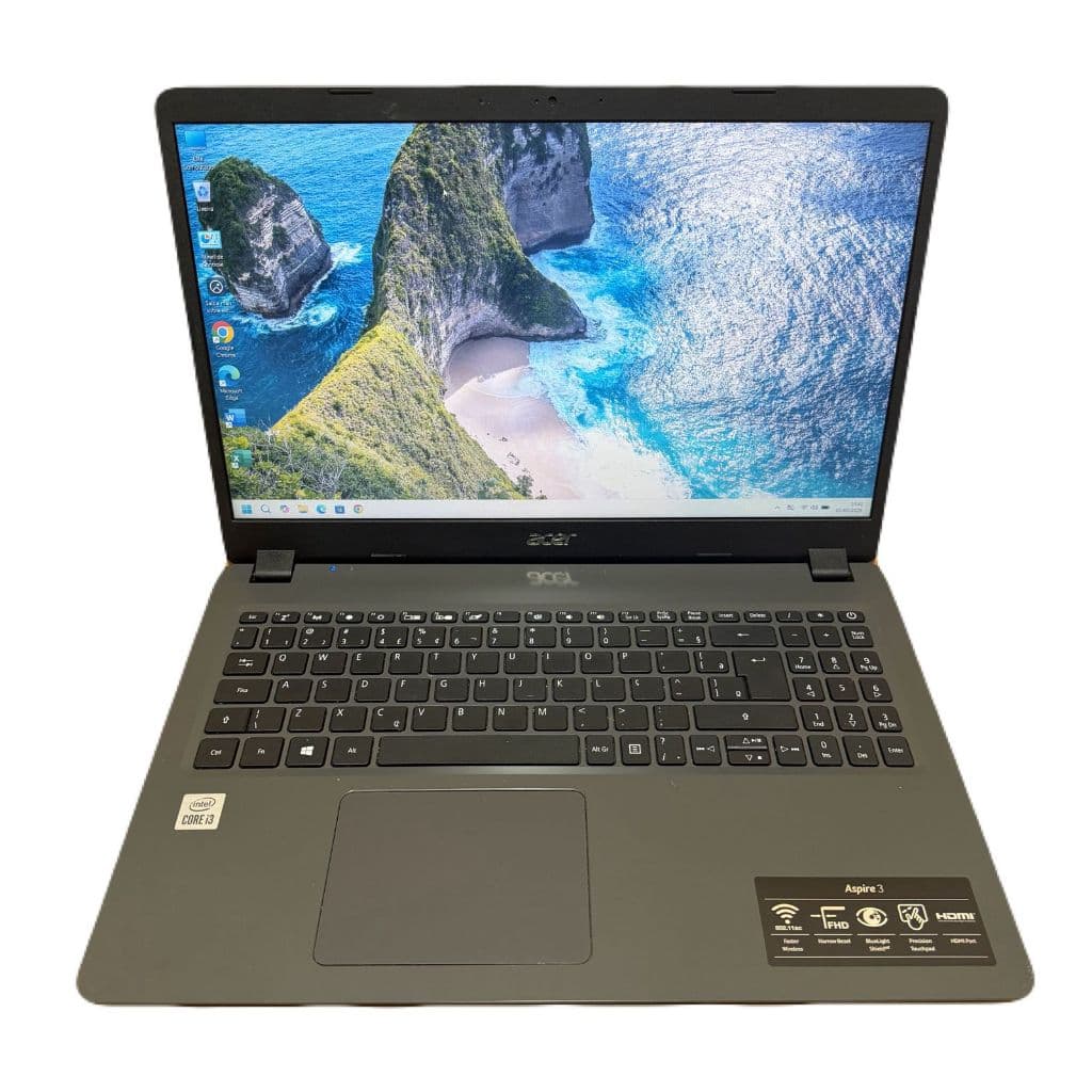 Notebook Acer Intel I3 1005g1 8gb Ddr4 M.2 256gb + HDD 500GB Win11 (Vitrine)