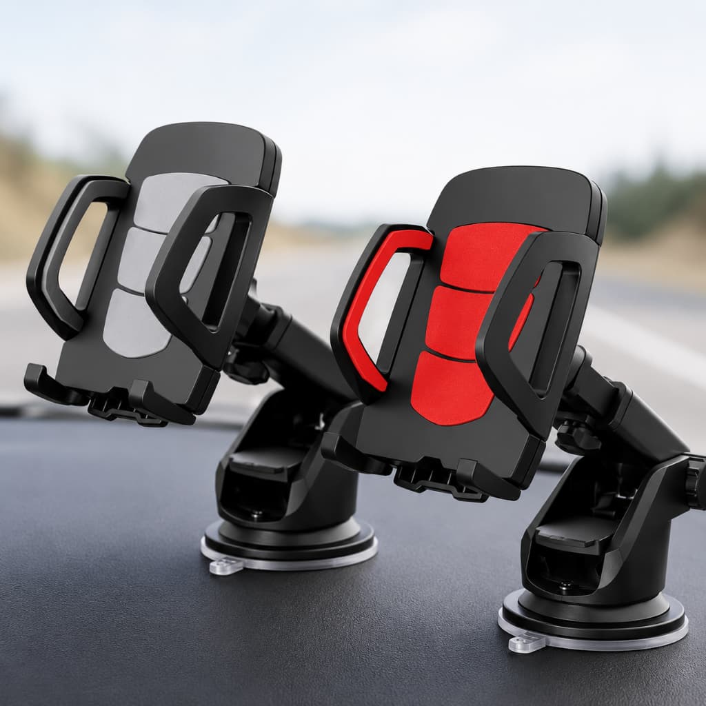 Suporte celular Veicular Carro Ventosa Ajustável 360 Graus