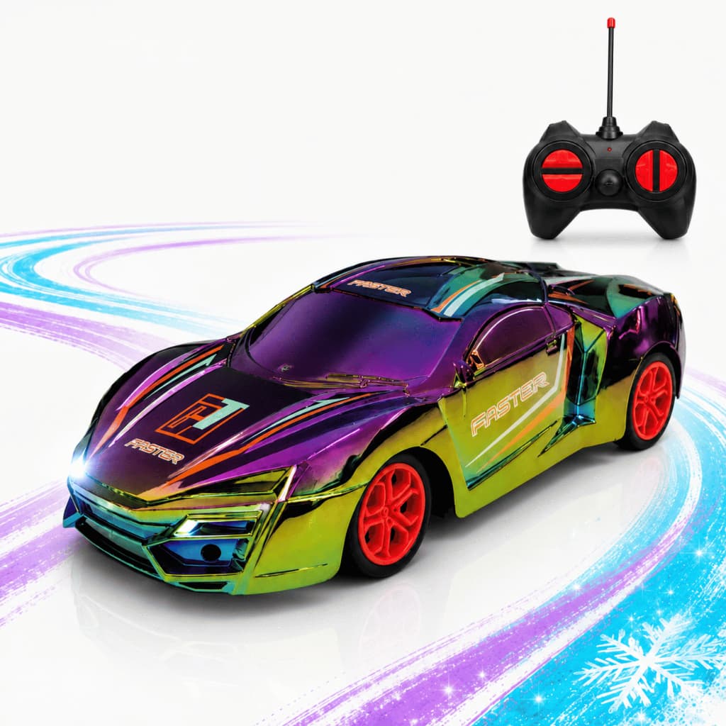 Carro de Controle Remoto Esportivo Carrinho de Corrida para Crianças