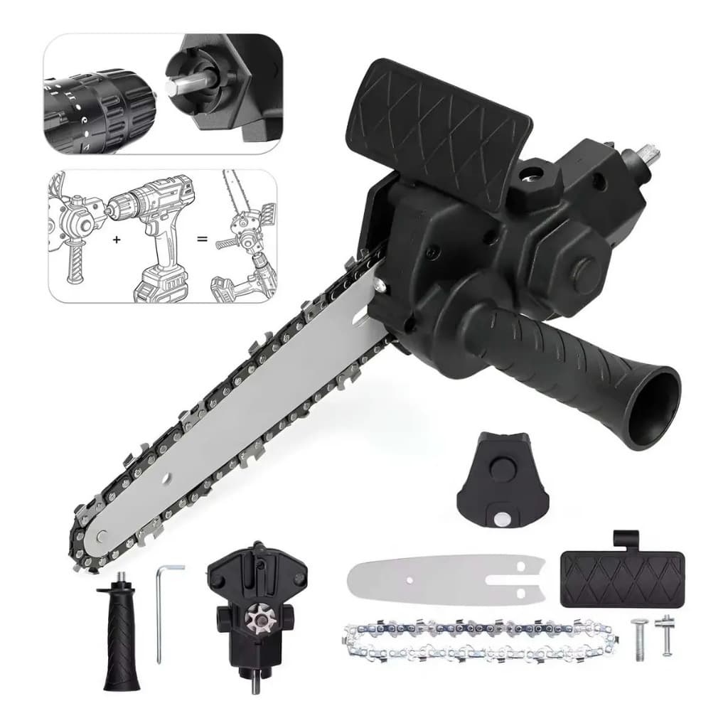 4/6 Polegadas Adaptador Portátil Motosserra para Furadeira e Parafusadeira