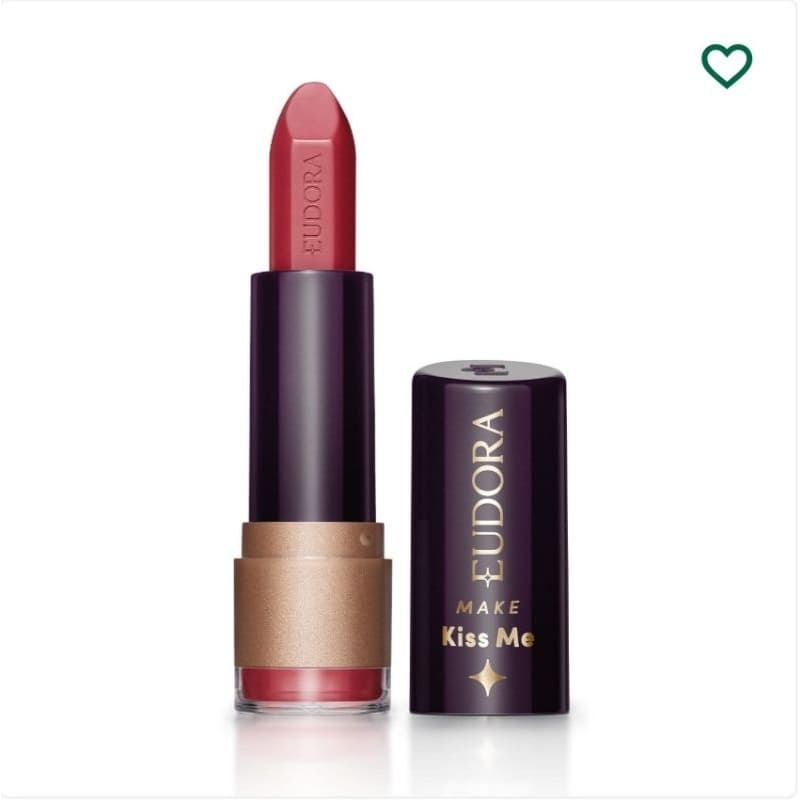 Batom Eudora Matte Kiss Me Make Soul Rosa Radiante 3,7g