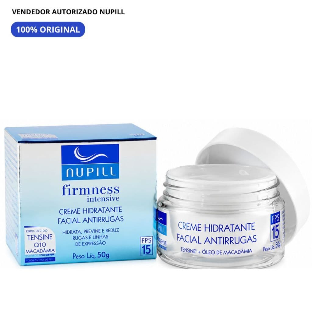 Creme Hidratante Facial Antirrugas Nupill Firmness Intensive Fps 15 50g