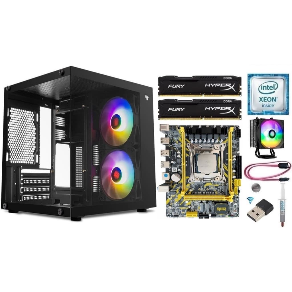 Kit Gamer X99 Xeon E5 2660 v3/ 8GB-16GB DDR4/ Cooler + Gabinete