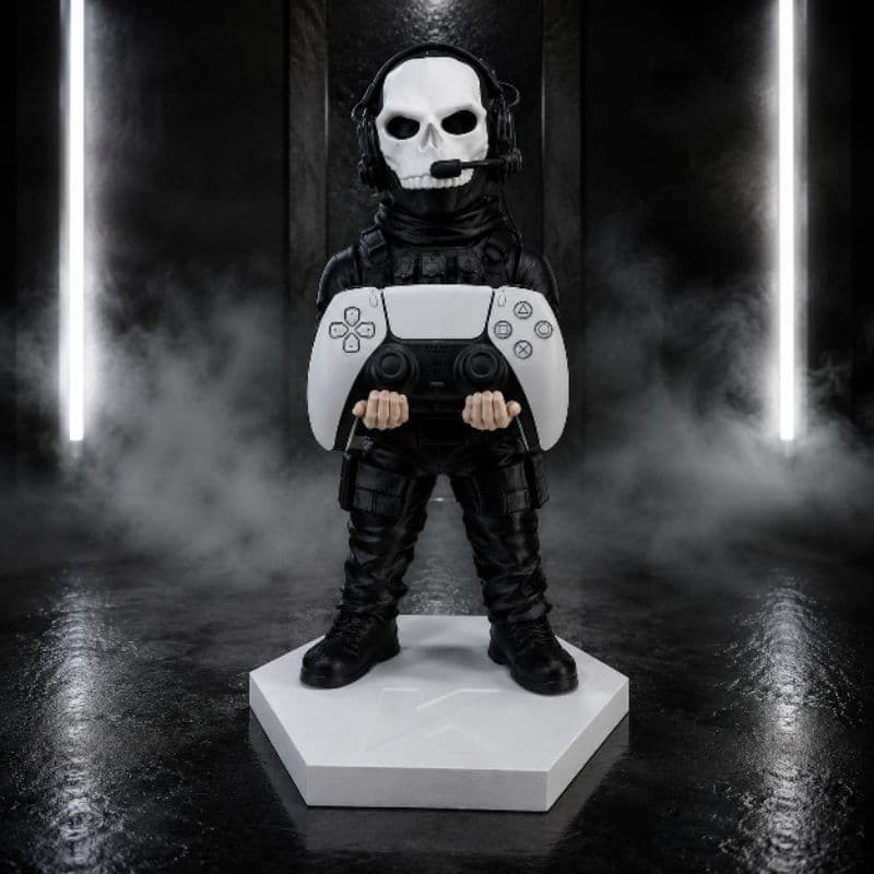 Suporte Skull para Controle de Videogame | Organizador Gamer para Setup