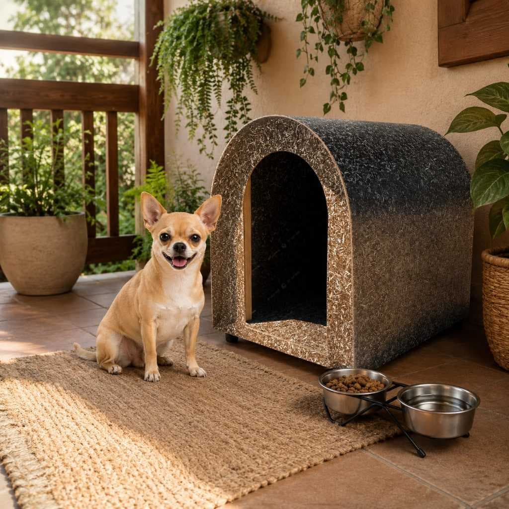 Casinha de Cachorro Madeira Ecológica Iglu N3– Casa Pet para Cães de Porte Pequeno Ofereça ao seu pet um cantinho confo
