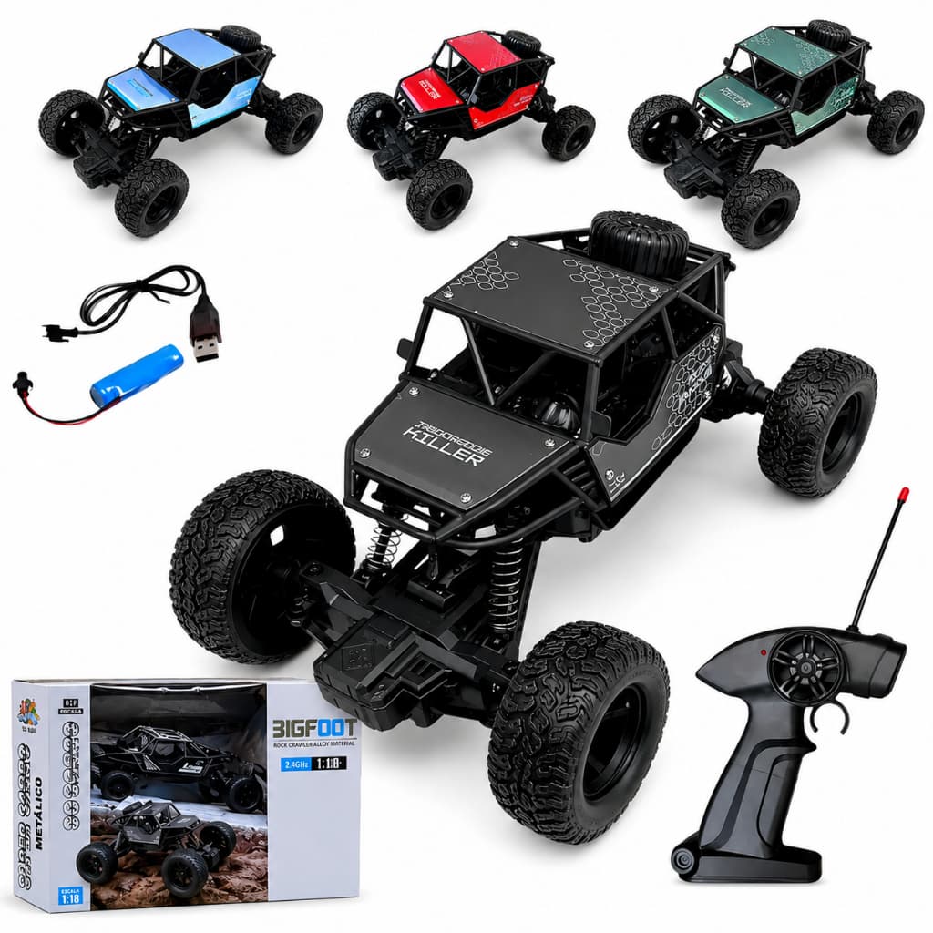 Jeep Carrinho Controle Remoto Brinquedo Super Truck Premium