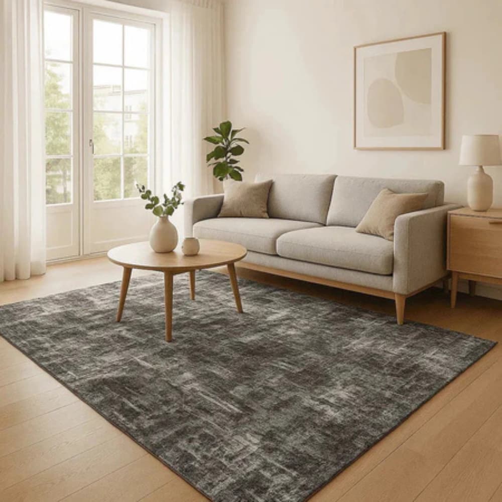 Tapete Grande 2,00x3,00m Obra de Arte para Sala Jacquard Antiderrapante Decorativo