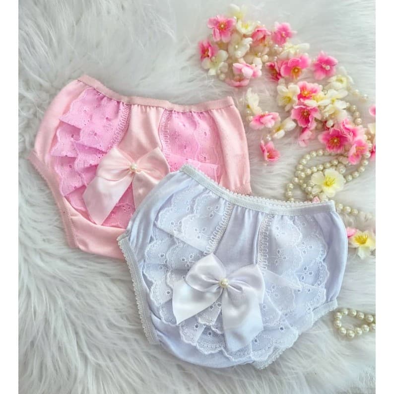 Calcinha bundaRica Malha de algodão! Seca rápido! confortável tapa fraldas veste entre 6 meses a 2 anos com fralda!TAM U