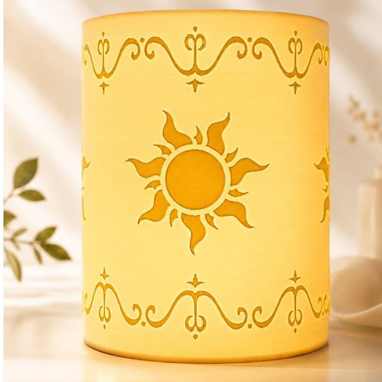Luminária Rapunzel vela LED – Abajur Decorativo | Inspirada no Filme Enrolados | vela led Versão atualizada