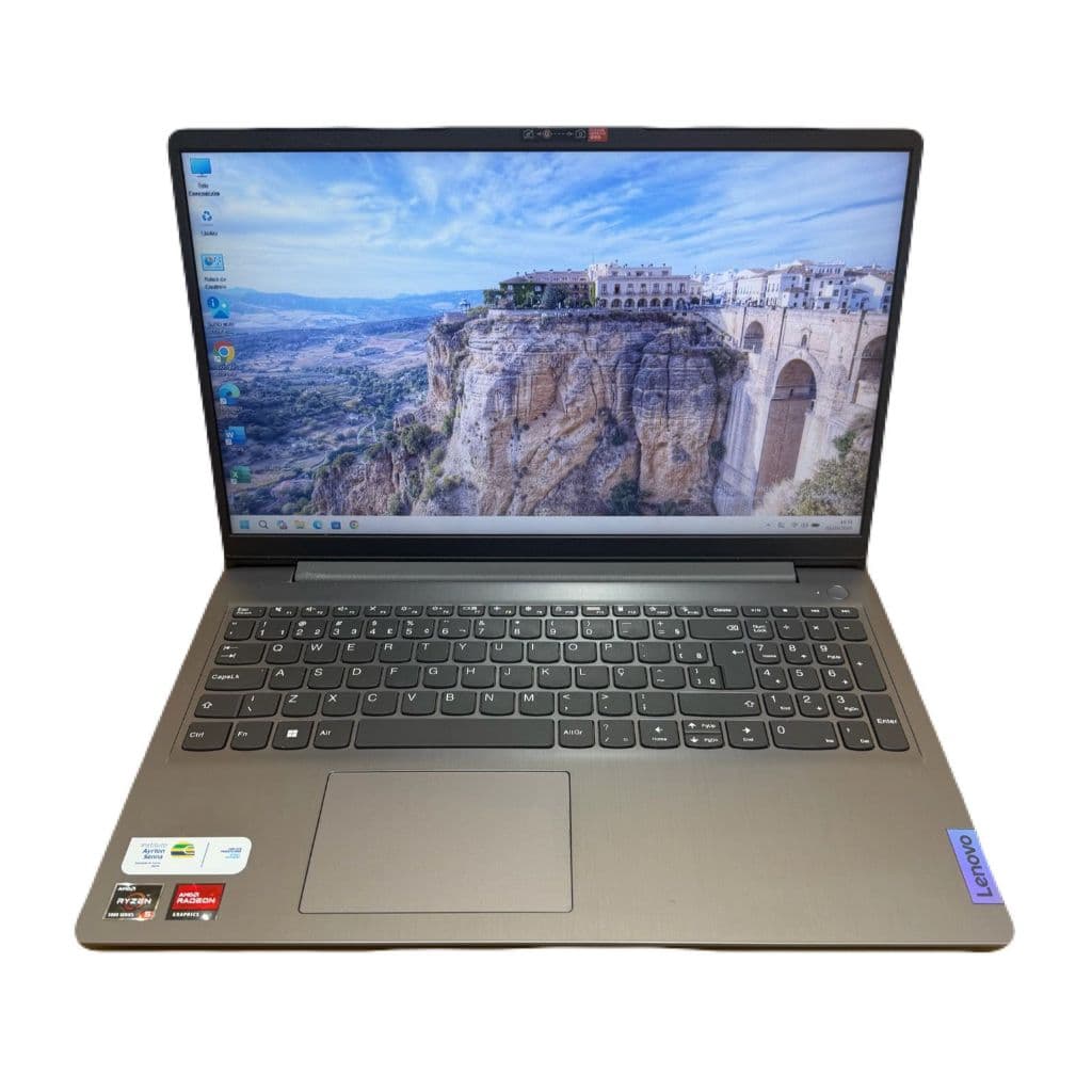 Notebook Lenovo Amd Ryzen 5 Ssd M.2 256gb 8gb Ddr4 Win 11 Vitrine