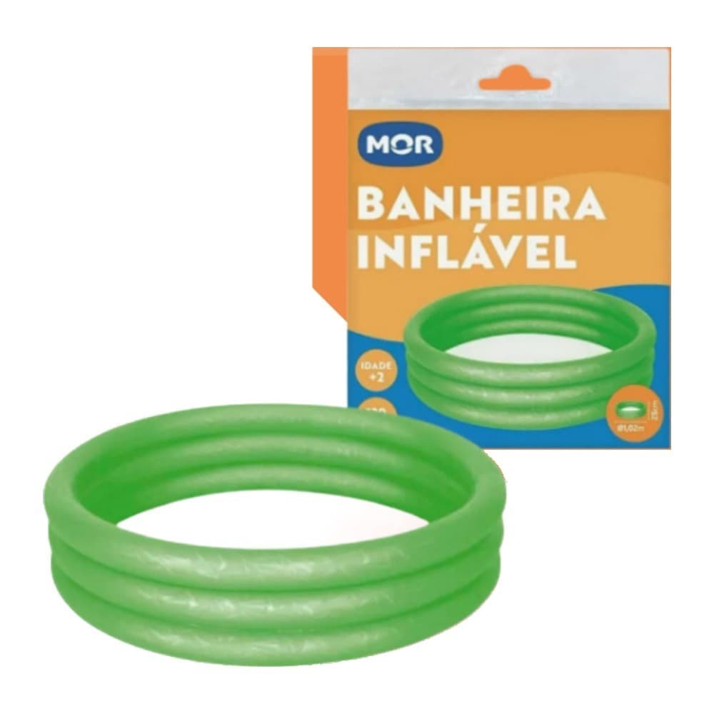 Piscina Banheira Inflável 130 Litros Mor Envio Imediato Redoonda