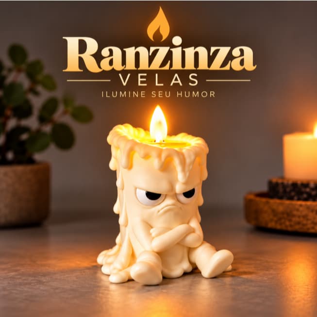 Vela Ranzinza 3D Porta Vela LED Enfeite Divertido Decoracao Mesa Sala Luminária Criativa Suporte De Vela LED Mesa Home