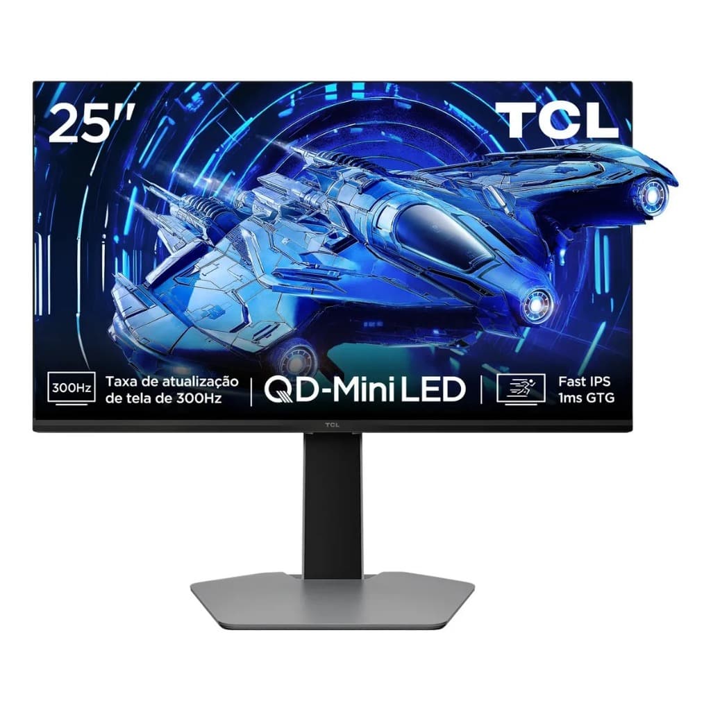 Monitor Gamer TCL 25G64 25 QD Mini LED Full HD 300Hz 1ms
