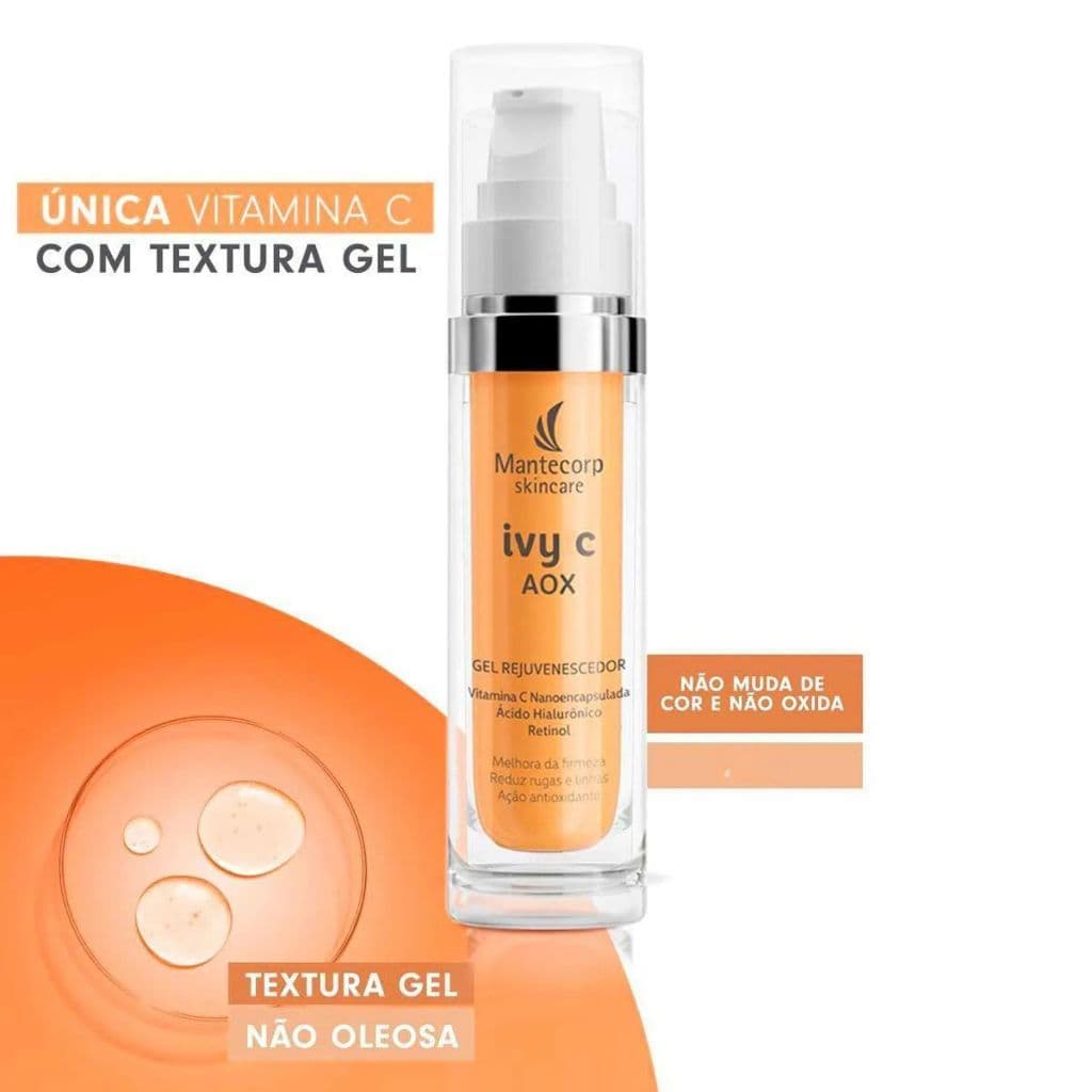 Ivy C AOX Mantecorp – Gel Rejuvenescedor Facial com Vitamina C