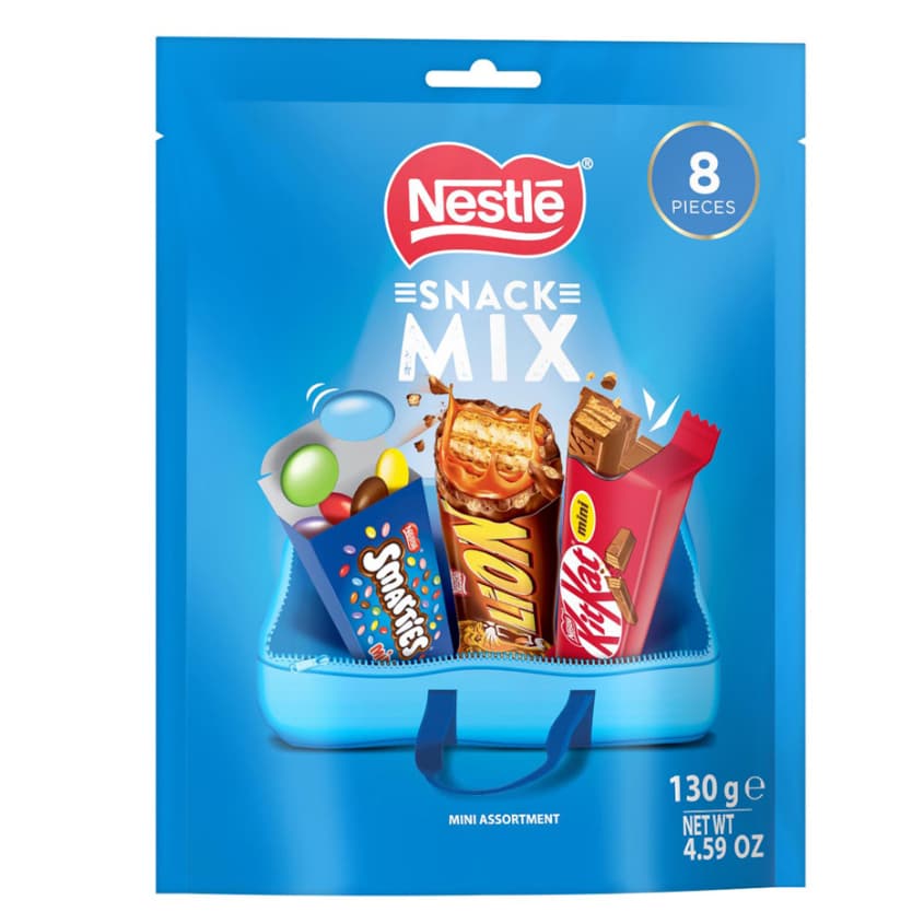 KIT CHOCOLATE NESTLÉ Snack Mix 130g - IMPORTADO: ESTADOS UNIDOS