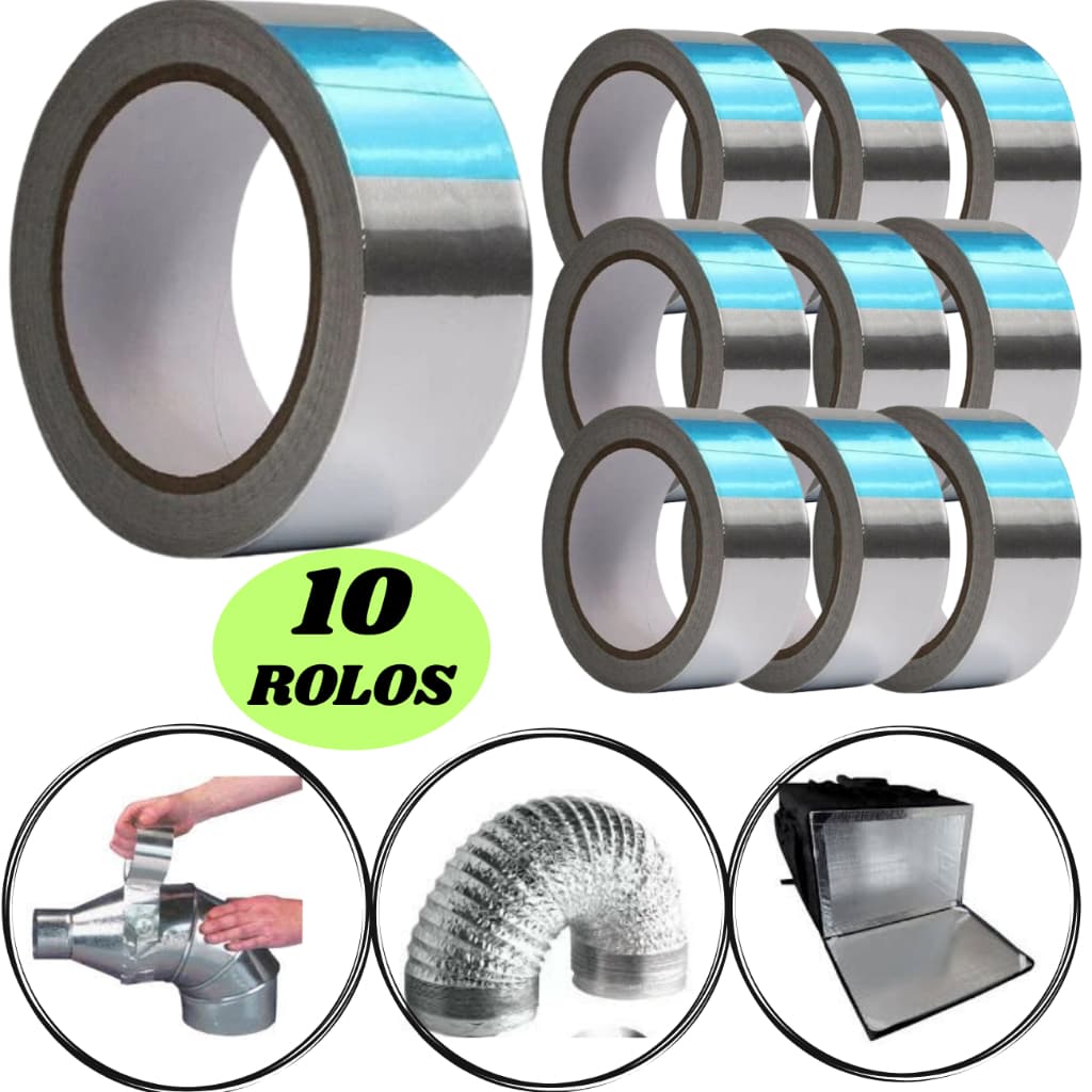 10 FITA ALUMINIZADA 300 METROS, AR CONDICIONADO, CAIXA DE ISOPOR, MANTA TERMICA, LINHA PREMIUN