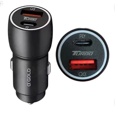 Carregador Veicular Turbo AGold 60w