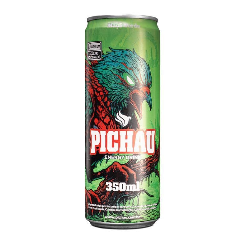 Energetico Pichau Maça Verde, 350ml