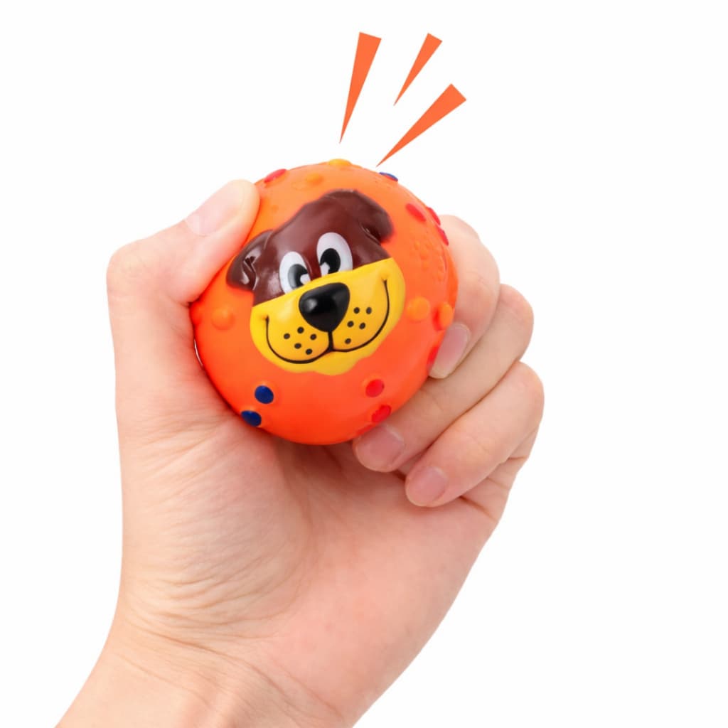 Brinquedo Pet Bola Bolinha Com Apito Cães Cachorros de Bola Vinil Cachorro