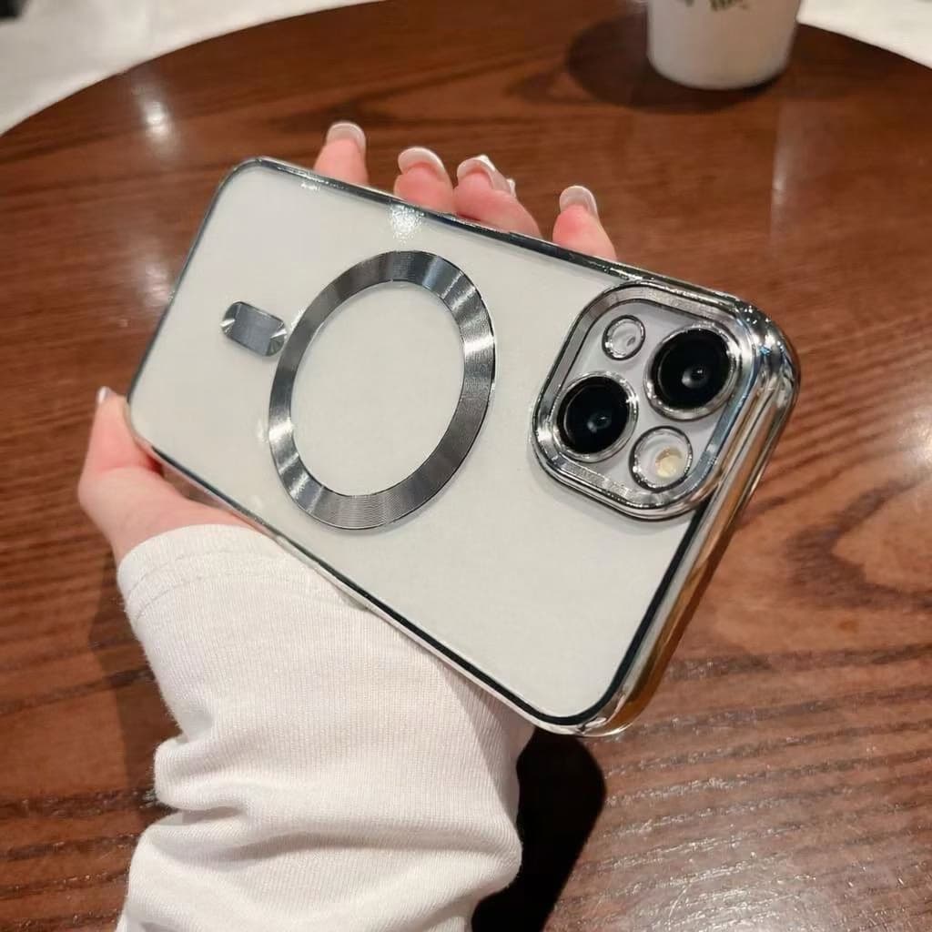Capa Capinha Case Compatível Para iPhone 11 13 14 15 16 16E 17 Air Pro Max Plus Silicone Alta Qualidade Com MagSafe CX01