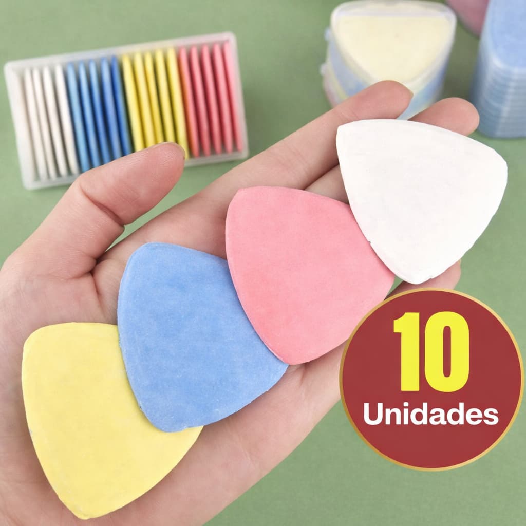 10 UNIDADES Giz Tecido Apagável Marcador Patchwork Roupas DIY Costura COM ESTOJO