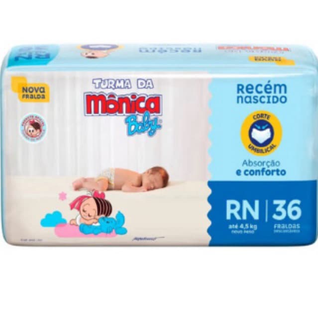 Fralda Recém Nascido (RN) 36 Un