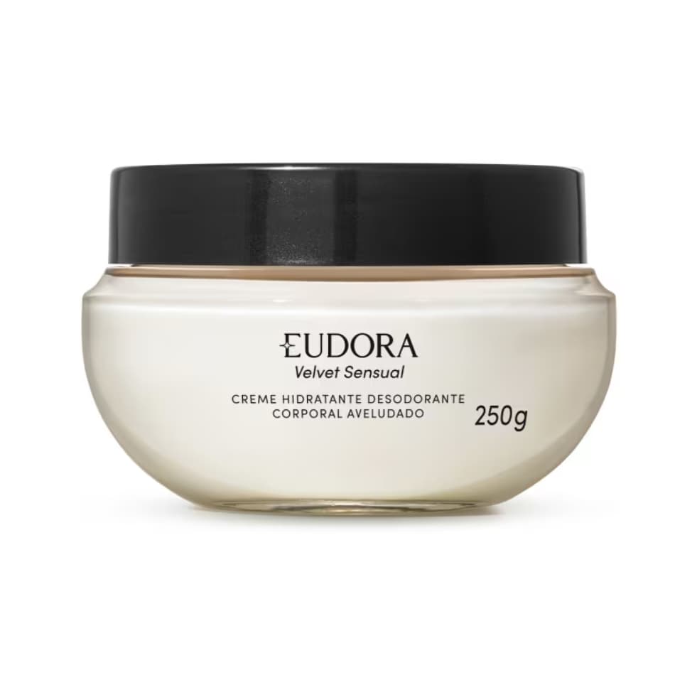 Creme Hidratante Desodorante Corporal Aveludado Eudora Velvet Sensual 250g