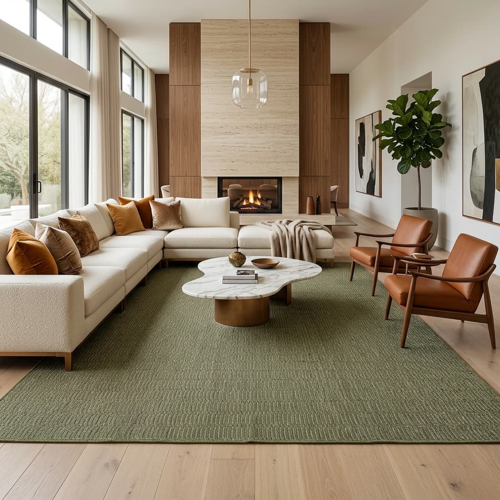 Tapete Sisal 200x300 Sala Grande Moderno Soft Dream Antiderrapante Decorativo Resistente Fácil Limpeza Quarto Escritório