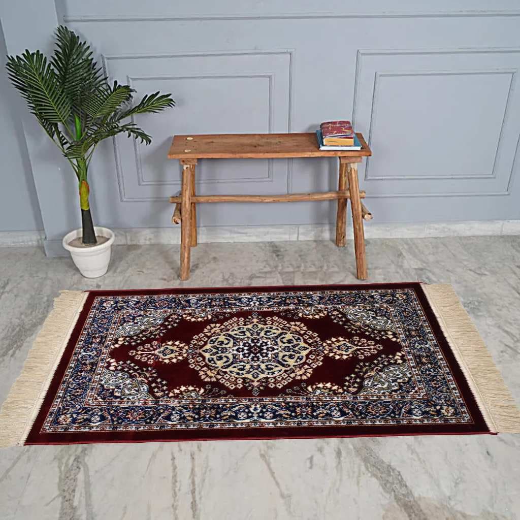 Tapete Belga Sala Quarto 200x140 Turco Indiano Egipcio Alto Padrão Jazmini Carpete Macio Confortável Antiderrapante