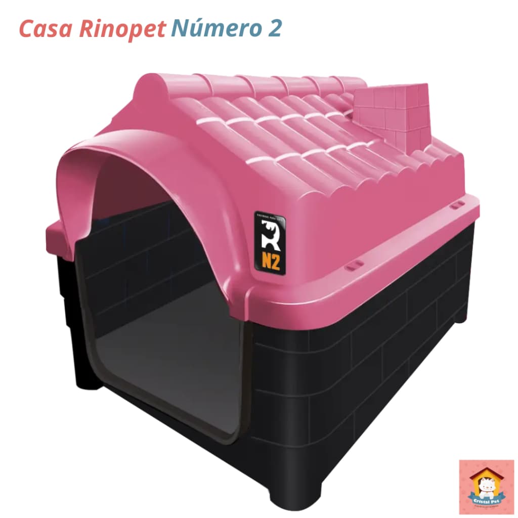 Casinha para pet RINOPET N2 plástico desmontável