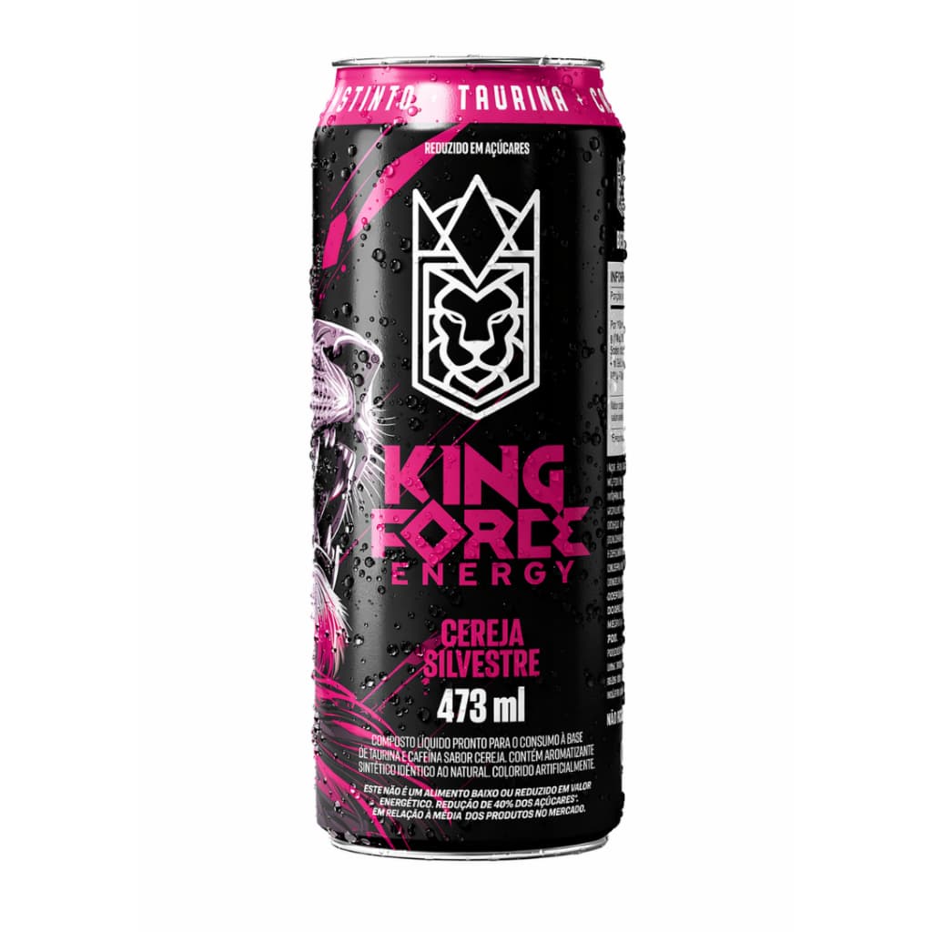 Energético King Energy Cereja Silvestre 473ml