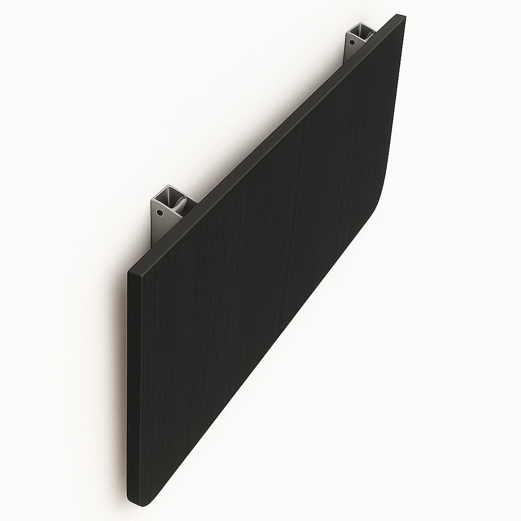 Mesa Dobravel Retratil De Parede Com Suporte Acessorios Prateleira MDF Mesinha Banheiro Quarto Sala Escritorio