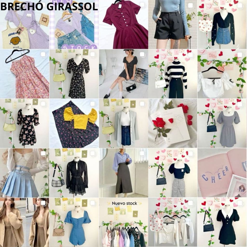 Brechó, Bazar de vestido, Macacão feminino, vestido tubinho, vestido jeans, vestido longo moderno - PP ao GG moda brechó