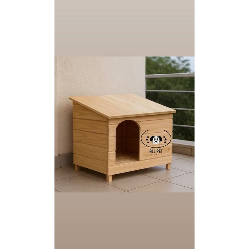 Casa Grande Casinha Pet Para Cachorro Tipo Edicula de Madeira N5 Pet Cães Porte Médio Grande