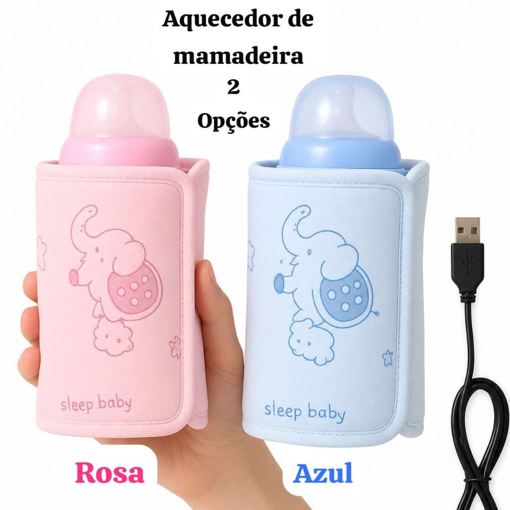 Aquecedor de Mamadeira USB Baby – Praticidade para o Dia a Dia!