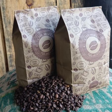 Café Puro da Roça 100% Arábica 500g | Em Pó ou em Grãos | Torra Clara, Média ou Escura