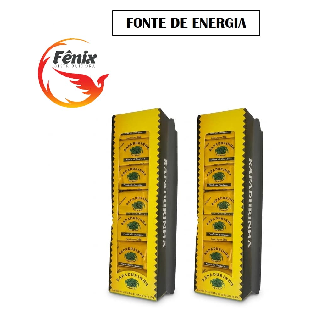 Kit 2 Rapadurinha de Minas 14 Tabletes de 25g Cada Caixa - Fonte de Energia Saudável e Deliciosa