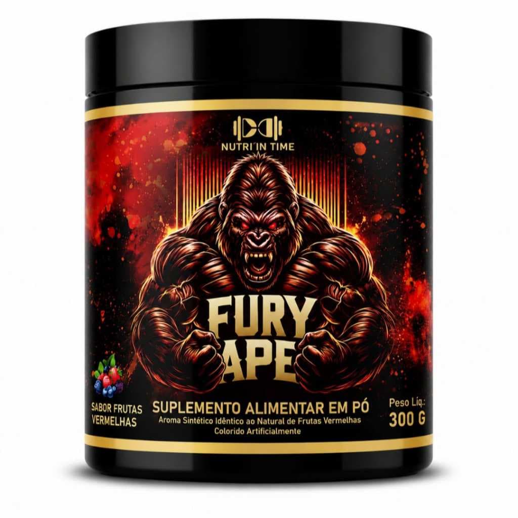 Pré-Treino Potente 300g - Energia Explosiva no treino | Sabor Frutas Vermelhas | Nutri In Time