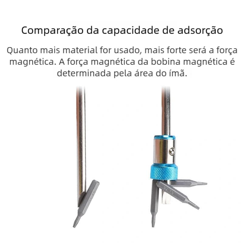 Bits Hexagonais Universais Compatíveis com Furadeiras e Parafusadeiras Elétricas