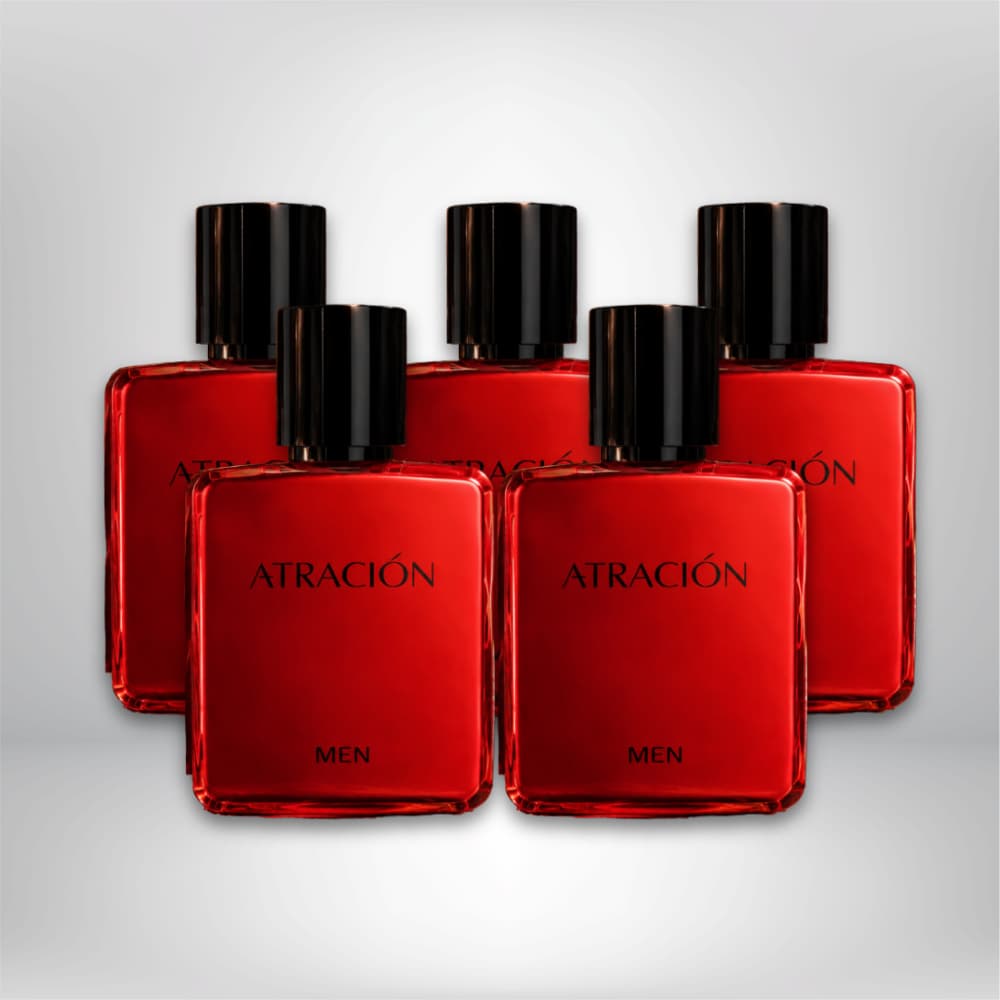 ATRACION KIT 5 PERFUMES MASCULINO IMPORTADO 100ML
